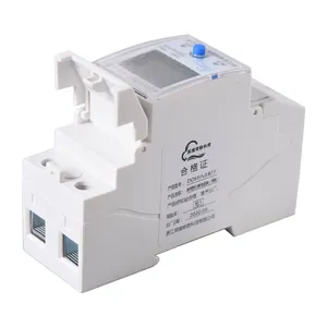 WIFI With System Din Rail Smart Electricity Prepaid Meter/Energy/Sub Meter Reading 220V Single Phase For Rental House DDSU1877
