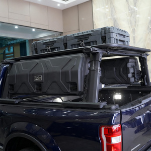 Portapacchi Retrattile in Lega di Alluminio per Cassone Pickup, Capacità di Carico 100kg+, Sistema Portascala per Dodge RAM 1500 - Product Image 1