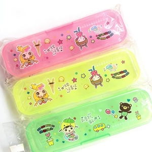 Étui à crayons personnalisé, nouveau modèle de dessin animé, pour les élèves du primaire, grande capacité, porte-crayons en plastique transparent, cadeau pour fille ou garçon - Product Image 5