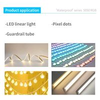 Caja Blanca Impermeable YLL, LED SMD 5050 RGB 3 en 1 de Potencia Media 0.2W con Ángulo de Visión de 120° para Luces Exteriores, Fábrica de Shenzhen