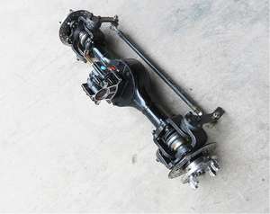 Tricycle Trike <strong>Differential</strong> <strong>Rear</strong> Trailer Axle 7000lb Suspension <strong>Kit</strong> with Leaf Spring 7 Speed Rims and Tire <strong>Kit</strong> - Product Image 2