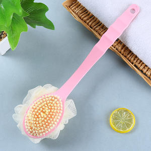 <span class=keywords><strong>Cepillo</strong></span> corporal Mango largo <span class=keywords><strong>Cepillo</strong></span> de cerdas suaves <span class=keywords><strong>Cepillo</strong></span> trasero Exfoliante de baño con flor de <span class=keywords><strong>Ducha</strong></span> - Product Image 3