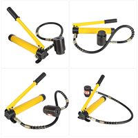 Machine industrielle, kit d'outils de poinçonnage hydraulique en acier de 10 tonnes, 22-60 mm, 6 matrices, poinçon pour conduits électriques SYK-8B
