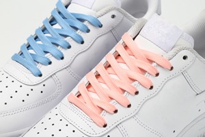 Lacets plats épais et lumineux pour chaussures de sport, de basketball et décontractées, en tissu coloré fluorescent - Product Image 3