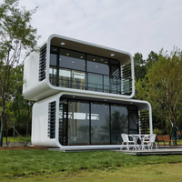 Maisons conteneurs intelligentes en aluminium préfabriquées modulaires pour hôtels de charme, bureaux et entreprises de location