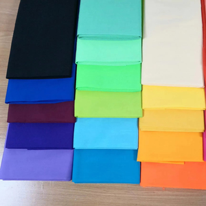 남성 셔츠용 TC 포플린 원단 면/폴리에스터 또는 100% 면 80-190gsm 도매 맞춤 염색 및 프린팅 - Product Image 1