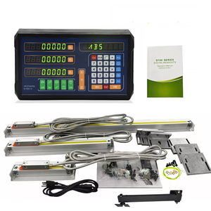 Pantalla de lectura Digital Dro de 2 ejes/3 ejes con codificador de regla de rejilla de escala de vidrio lineal de alta precisión para fresadora de torno - Product Image 1