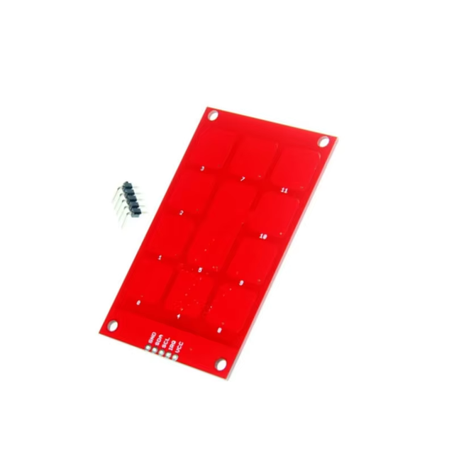 MPR121 Capacitive Touch Keypad I2C Interface Capacitive Touch Sensor Key Board Keypad 12 Buttons Sensor Module for Arduino