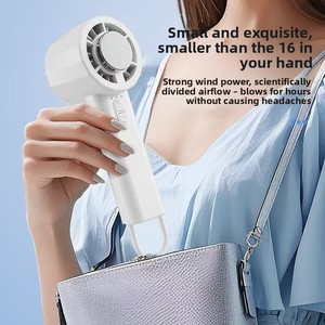 <span class=keywords><strong>Ventilateur</strong></span> de refroidissement portable à semi-conducteurs, mini-<span class=keywords><strong>ventilateur</strong></span> portatif compact et <span class=keywords><strong>silencieux</strong></span>, batterie au lithium, 3 vitesses, autonomie de 3 à 6 heures - Product Image 3