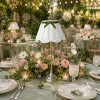 Lámpara de Mesa de Ratán con Funcionamiento a Batería, Lámpara de Noche Inalámbrica de Bajo Voltaje para Decoración de Bodas, Eventos y Fiestas