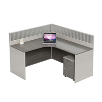 Poste de travail de bureau incurvé avec cloison, bureau informatique moderne en bois, table de direction de luxe, ensemble de mobilier de bureau
