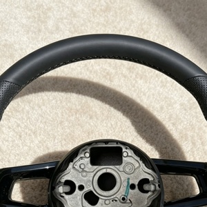 Personnalisation d'usine pour Volkswagen, volant en cuir noir avec surpiqûres pour Volkswagen, pour VW GTI7 <span class=keywords><strong>Golf</strong></span> MK7, volant de voiture - Product Image 5