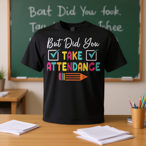 Mais avez-vous participé à la réunion ? T-shirt pour l'équipe du secrétaire scolaire et des enseignants - Product Image 3