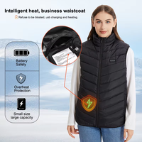 Gilet Chauffant Électrique Hiver Personnalisé à Faible MOQ, Rechargeable avec Batterie/Power Bank USB pour Hommes