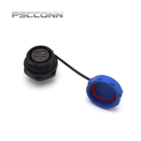 Connecteur étanche IP68 de qualité industrielle PSCCONN SP21 à 4 broches, compatible avec Weipu, pour éclairage LED extérieur haute puissance