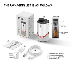 USB Portable Mini Electric Aromatherapy <b>Diffuser</b> Machine New Fragrance Waterless for Hotels Home Office Fragrant <b>Oil</b> Capacity - Product Image 6