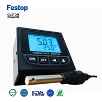 Sensor de Conductividad Industrial en Línea DDB-628F, Amplio Rango de Medición, Alta Temperatura