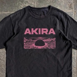 Camiseta de manga corta blanca y negra con estampado gráfico de <span class=keywords><strong>Akira</strong></span>, diseño frontal y trasero, ropa de calle informal, unisex, holgada, cómoda, de algodón - Product Image 5