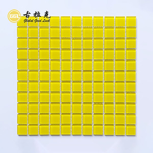 Mosaïque carrée en verre multicolore moderne de 4 mm - Surface antidérapante pour cuisine, salle de bain, hôtel, piscine, design graphique - Product Image 3
