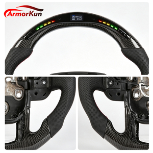 Volante LED de Fibra de Carbono Forjado para Land Rover Range Rover Sport SE SVR HST Range Rover <span class=keywords><strong>Evoque</strong></span> S SE <span class=keywords><strong>HSE</strong></span> - Product Image 2