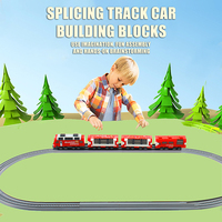 Ensemble de blocs de construction de trains STEM pour enfants, mini kits de briques en plastique avec chenilles, cadeau éducatif, 578 pièces
