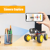 Tscinbuny WiFi Robot ESP32 Caméra IoT Kit Robot Voiture ESP32-Cam C ++ Programmation PDF Tutoriel Academy STEM Starter Kit