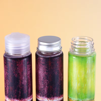 Bouteilles de boisson en plastique PET vides de 400/650 ml en forme de canne à sucre ou de bambou pour jus, lait, thé avec bouchon à vis en aluminium ou en plastique