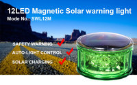Voyant d'avertissement de trafic solaire magnétique à 12 LED Produits de trafic polyvalents