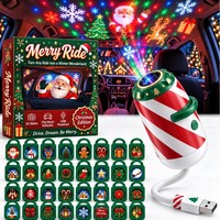 Nouveau projecteur de lumière de Noël pour la décoration du plafond, projecteur d'ambiance festive, ornement cadeau de Noël