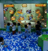 Projecteur interactif AR Smash, jeu de projection murale 3D avec télécommande pour utilisation en intérieur multijoueur pour enfants