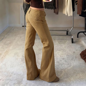 Jeans de Mezclilla de Pierna Recta para Mujer, Ecológicos, Resistentes al Viento, Casuales de Oficina, Cintura Baja, Bolsillos, Diseño Simple, Corte Holgado y Cómodo - Product Image 3