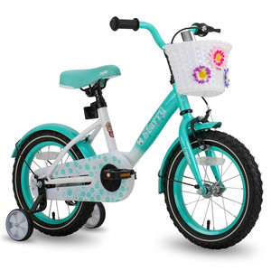 JOYKIE de moda morado rosa azul niños niñas Bicicleta ciclo niños Bicicleta Sepeda Anak con cesta - Product Image 5