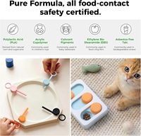 Filamen RFID Isi Ulang Murni PLA Asli Bambu Baru 1.75MM Milky Pink-17200, Permukaan Matte Kelas Kontak Makanan untuk Printer 3D Bambu