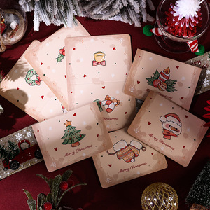 2025 último diseño de lujo vintage Navidad cartón blanco estilo acuarela tarjeta de felicitación para bendecir a <span class=keywords><strong>amigos</strong></span> - Product Image 2