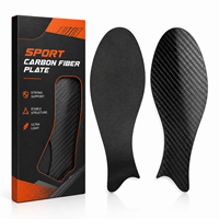 Semelle intérieure en fibre de carbone, insert rigide pour chaussures de sport, plaque de soutien légère et rigide pour la course, le basketball, la randonnée et le soutien quotidien
