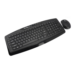 Business Russian Layout Usb Optical <b>Wireless</b> Keyboard Mouse Combo-waterproof Ergonomic Ultra Slim Design 1200 Dpi in Stock Kyms - Product Image 5