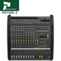 Console audio professionnelle en métal de haute qualité Paulkitson PM600-3 & PM1000-3, mixeur DJ, équipement musical et sonore