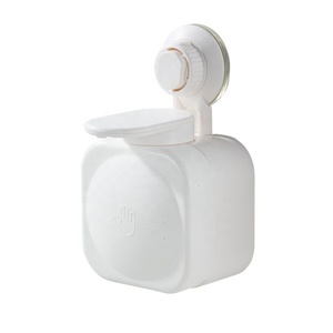 Không khoan hút cup mini treo tường Hướng dẫn sử dụng xà phòng Dispenser - Product Image 5