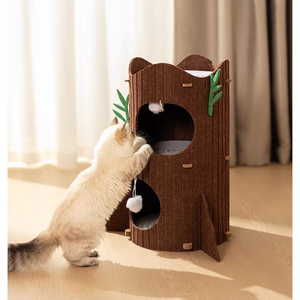 High Density Soundproof Cat Cave, Washable Acoustic Felt Cat <b>Bed</b> Customizable for Apartment & Pet Grooming Salon - Product Image 1