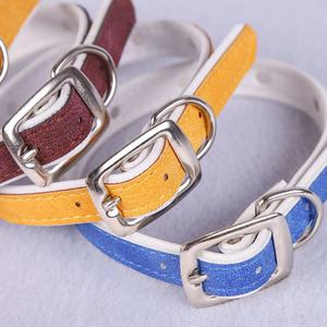 قابل للتعديل جودة عالية رخيصة الحيوانات الأليفة الكلب القط طوق الفرقة قلادة بو الجلود تشوكر شوك - Product Image 5