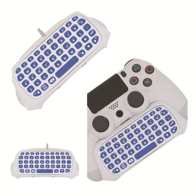 For PS4 SLIM For BT Gaming Keyboard Wireless Controller Companion with Chat Features TP4-008 Game Accessories