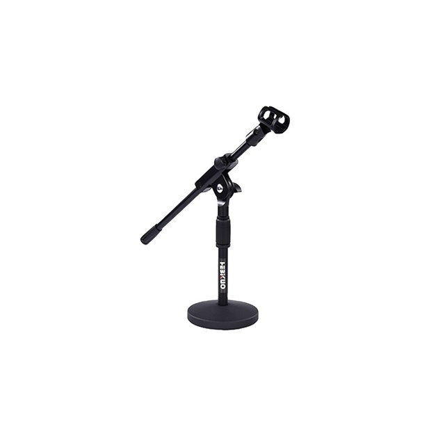 HEBIKUO trade price M210 High Quality Desktop Table Mic Stand Metal Microphone Stand