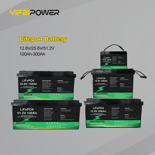 Portable Power Station with 48v 24v 12v Ion Lithium Battery Deep Cycle Lifepo4 Battery 100ah 150ah 200ah 300ah Pack
