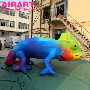 Divertido <span class=keywords><strong>globo</strong></span> inflable de lagarto para decoración de jardín, parque o patio al aire libre, colorido <span class=keywords><strong>globo</strong></span> inflable de camaleón. - Product Image 3