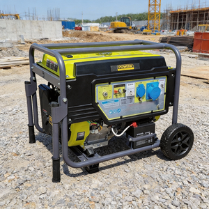 Best Seller 220V 50/60Hz 6KW 420cc <b>Gasoline</b> <b>Generator</b> Single Phase AC 4-Stroke Engine 25L Recoil+Electric Start - Product Image 5