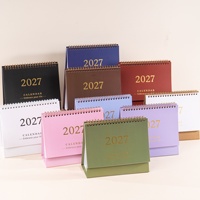 Nouveau Calendrier de Bureau 2027 – Décoration de Bureau Simple, Fraîche et Créative avec Planificateur, Notes et Suivi des Objectifs – Édition Anglaise – Promotion Chine