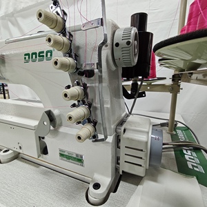 Machine à coudre industrielle informatisée haute vitesse Doso avec coupe-fil, point interlock, lit plat, moteur métallique, état neuf - Product Image 4