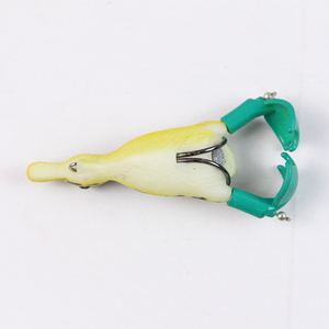 Selco Vịt Câu Cá Lure Topwater Mồi Mềm Với Xoay Chân Cho <span class=keywords><strong>Pike</strong></span> Bass Cá Lập - Product Image 6