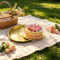 Boîte en plastique transparente jetable au prix d'usine, récipient de stockage pour gâteau tiramisu et desserts