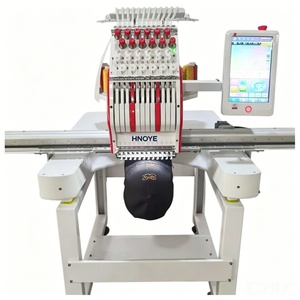 Machine à broder informatisée à tête unique 12 aiguilles 1200 tr/min pour casquettes, t-shirts et broderie plate - Product Image 3